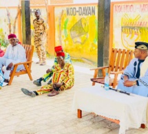 Tchad : visite de courtoisie du chef traditionnel de Sarh au Mbang de Bédaya