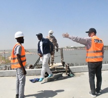 Tchad : Le ministre Aziz Mahamat Saleh inspecte les chantiers routiers de N'Djaména et exige l'accélération des travaux