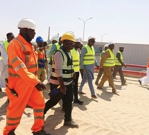 Tchad :  Le ministre de l'Eau et de l'Énergie inspecte les travaux de Djarmaya