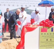 N'Djaména : La pose de la première pierre du Parc de l'Amitié Tchad-Chine, symbole d'une coopération renforcée