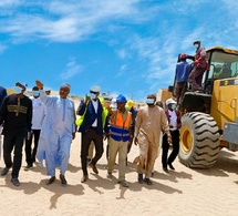 Tchad : Visite du Ministre de l'Eau et de l'Énergie à Djarmaya